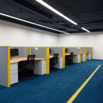 A freshly renovated office (illustration)